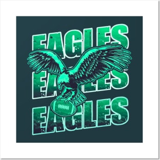 Philadelphia Eagles fly eagles fly best American football team Posters and Art